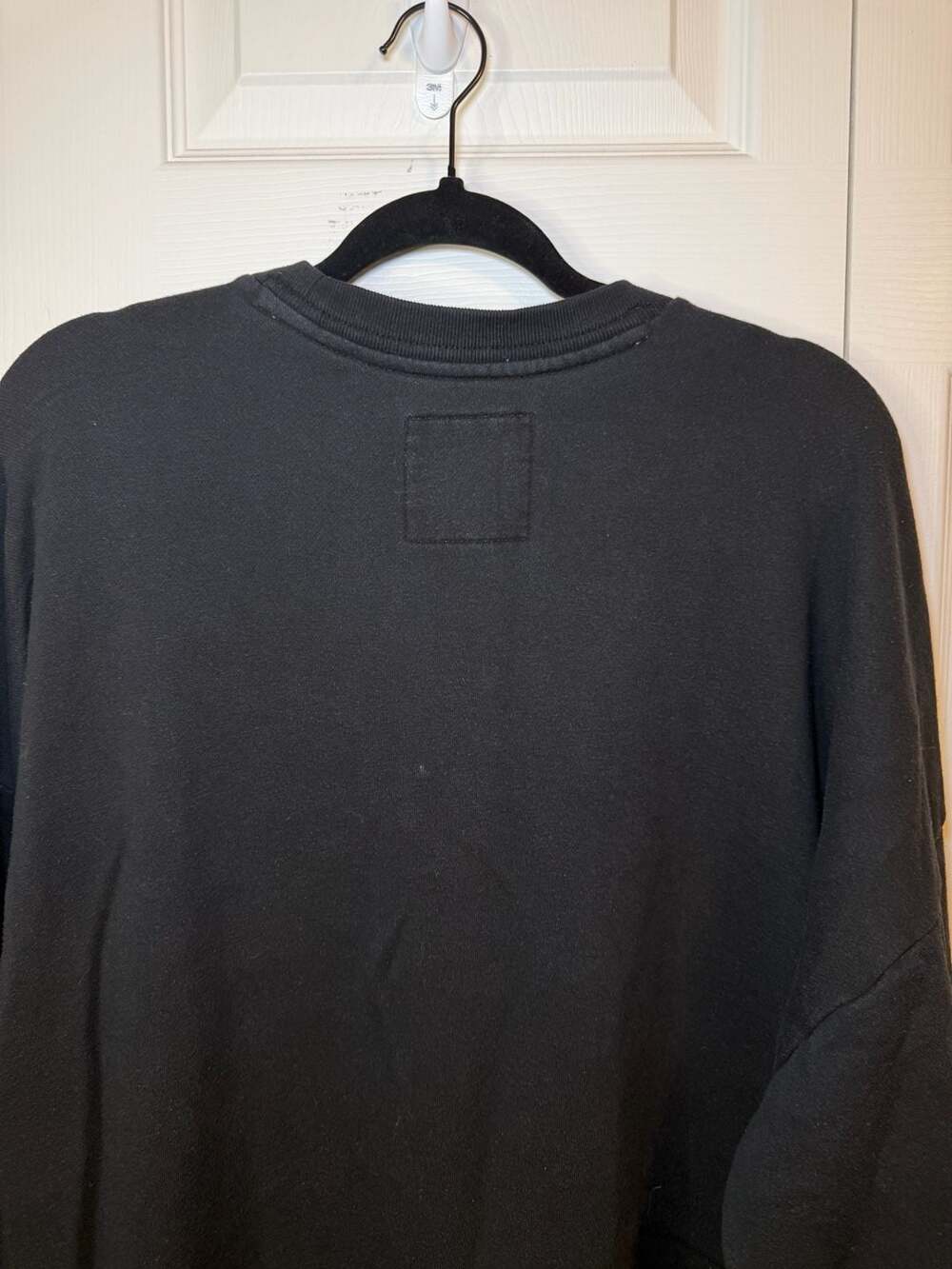 Hollister Oversized Fit Black Crewneck Sweatshirt Extra Large - Picture 7 of 8